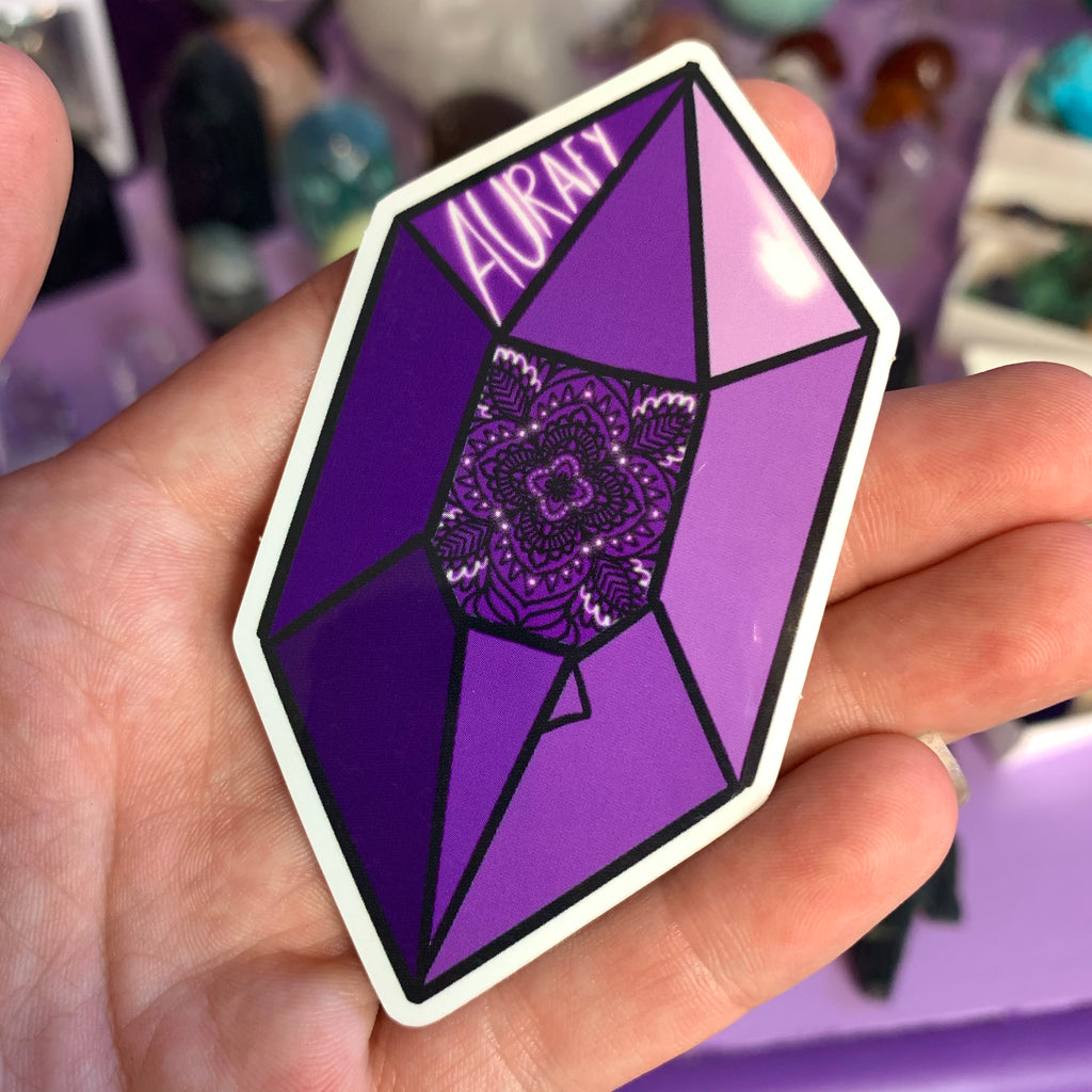 Purple Aurafy Sticker