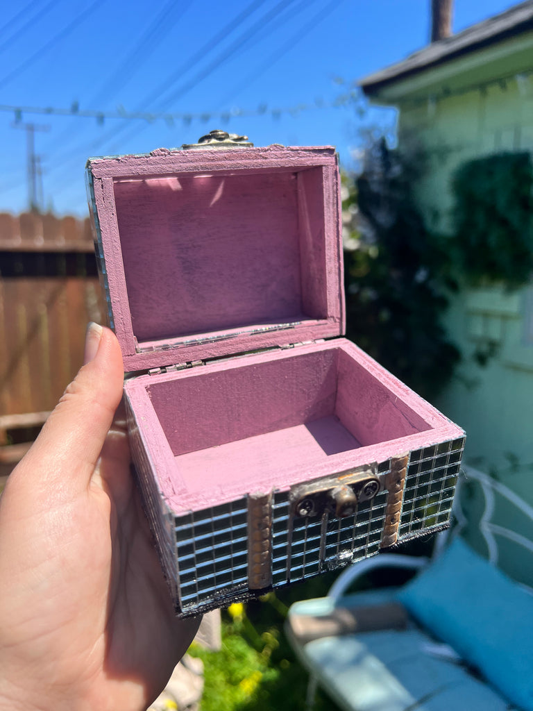 Glass Mosaic Mini Wooden Box