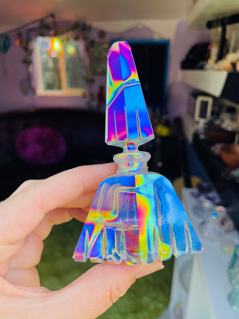 Aurafied Vintage glass Perfume Bottle no.6