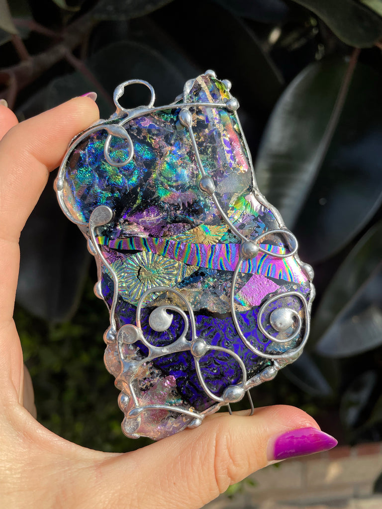 Dichroic Glass sun catcher no.1