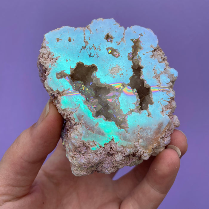 Aura Quartz Geode no.3