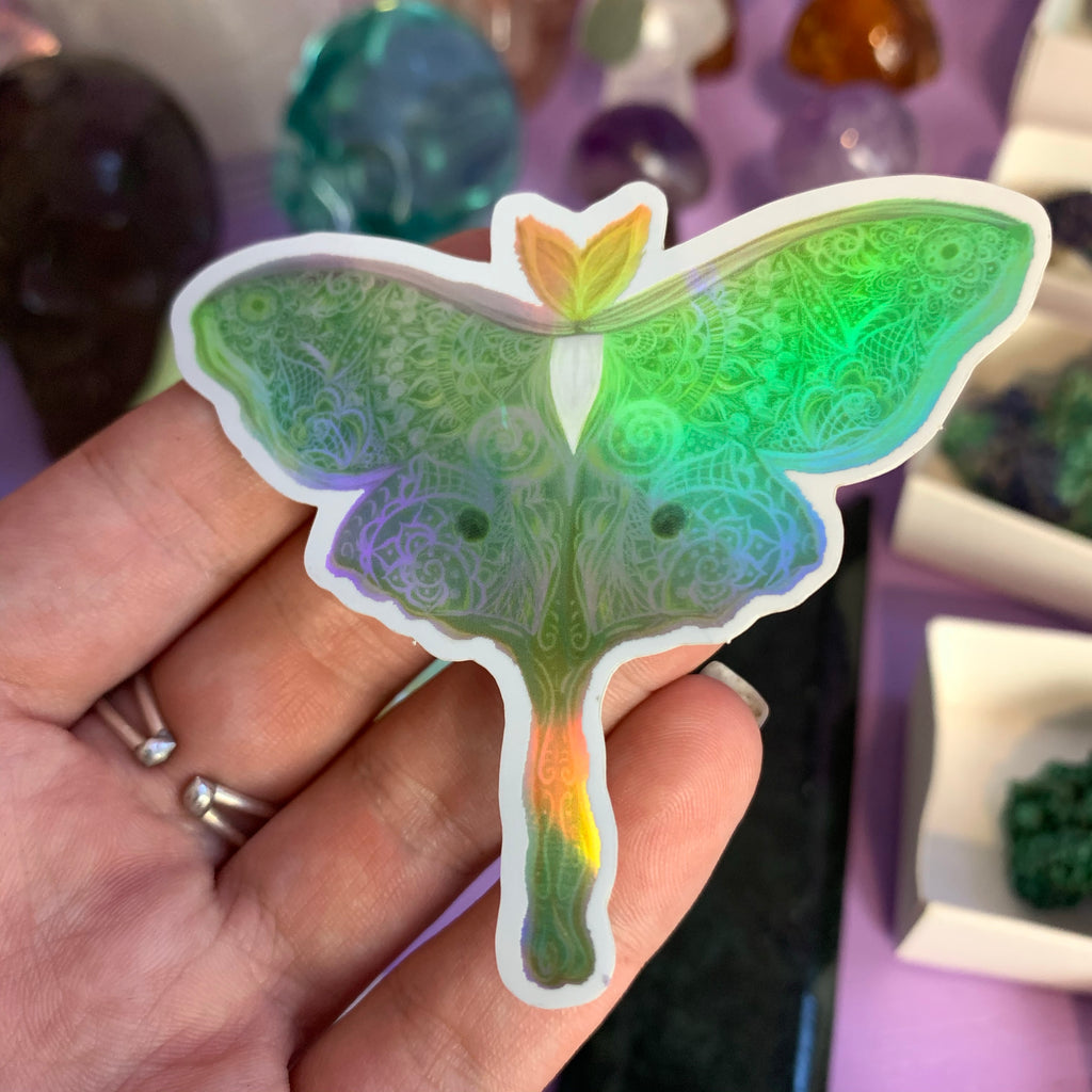 Mandala Luna Moth