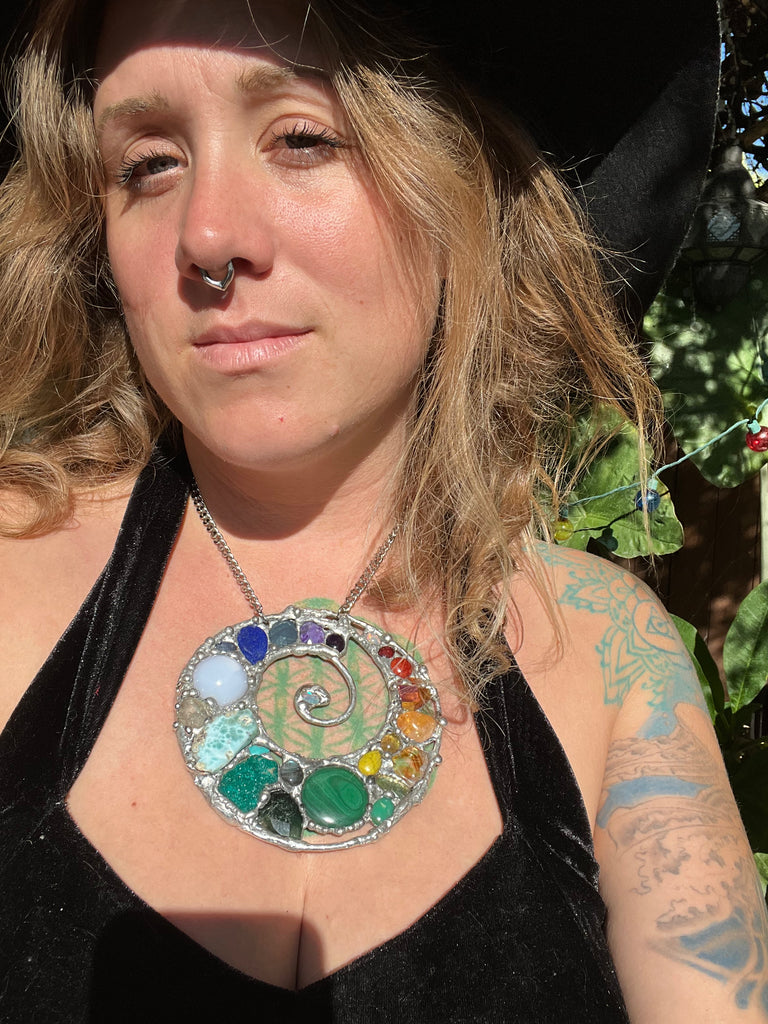 Rainbow Spiral Crystal Collector