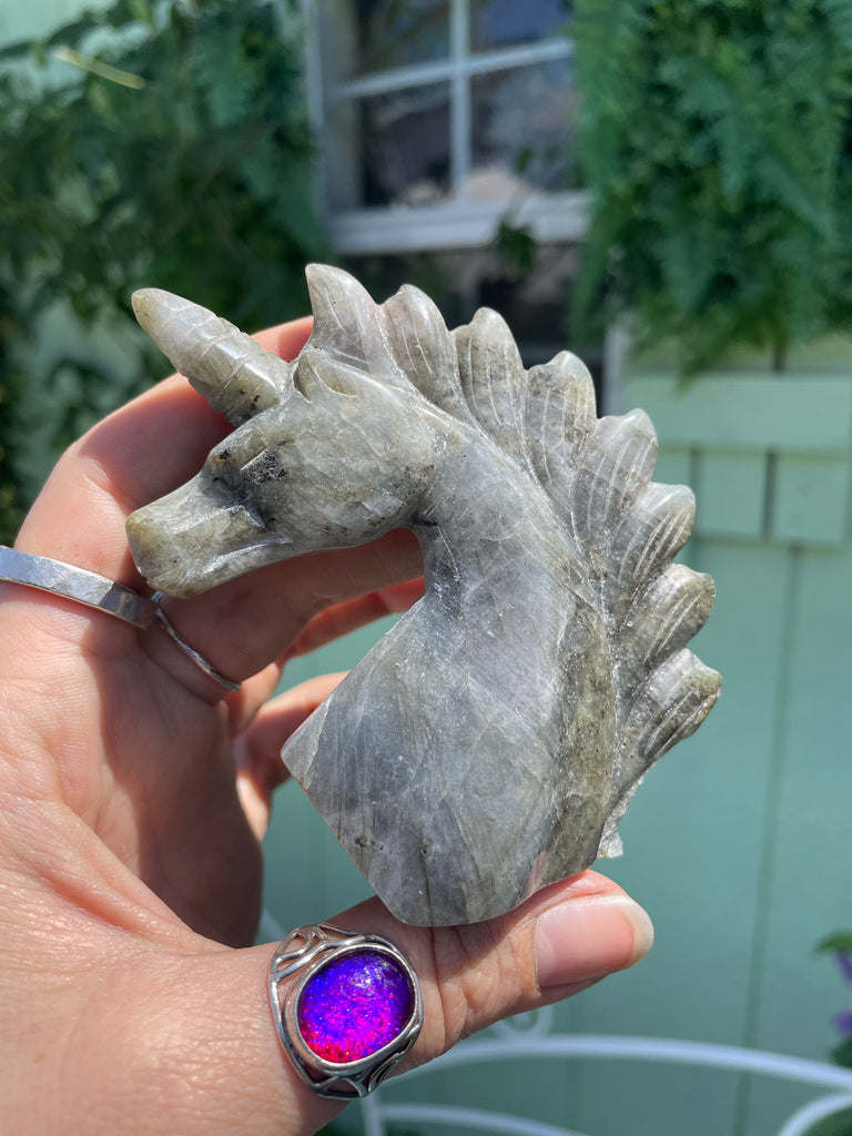 Aurafied Labradorite Unicorn