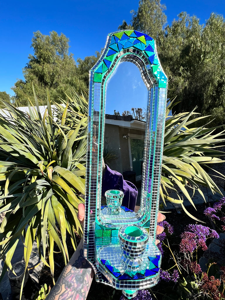Disco Deco Candle Holder & Mirror