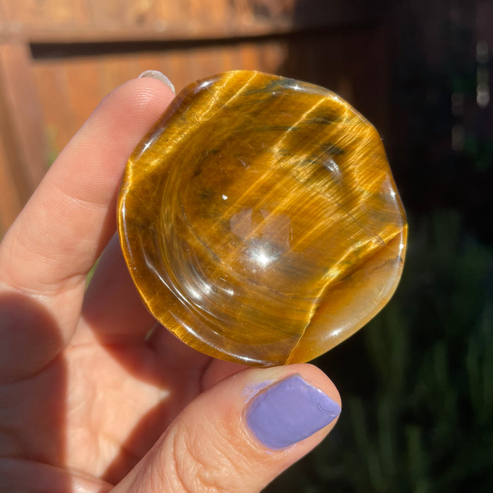 Tigers Eye mini Fairy Bowl (1pc)