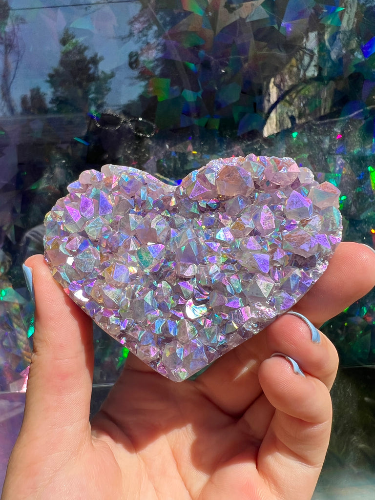 Aura Amethyst Heart no.2