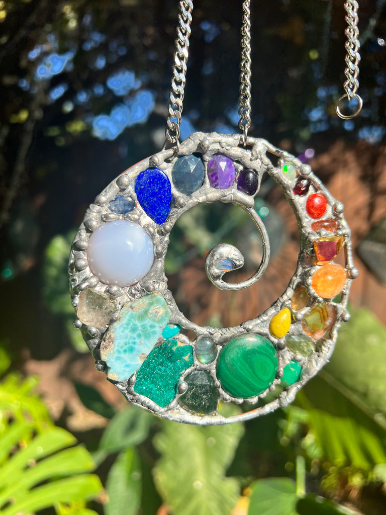 Rainbow Spiral Crystal Collector