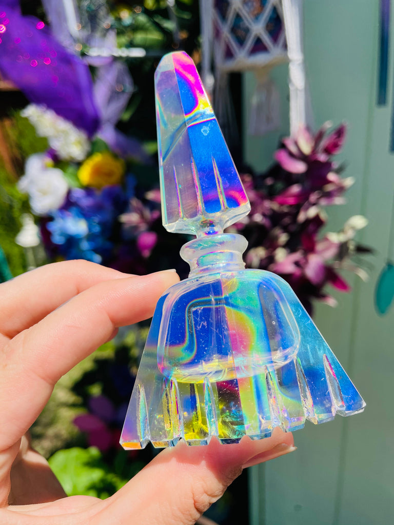 Aurafied Vintage glass Perfume Bottle no.6