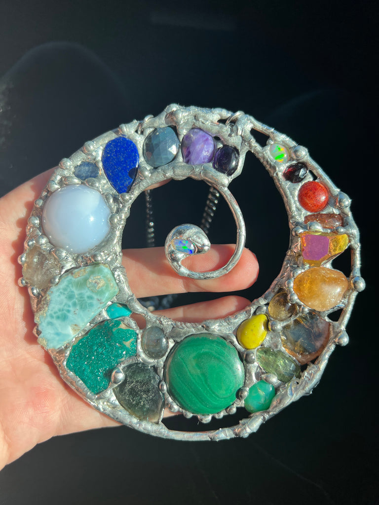 Rainbow Spiral Crystal Collector