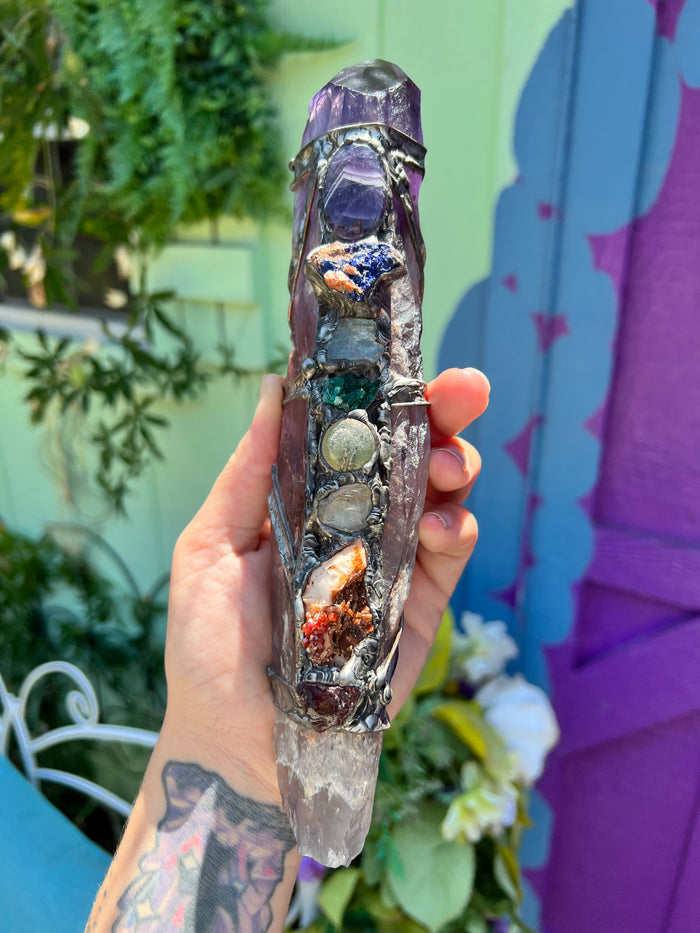 Amethyst Scepter no.5, Align to Source energy spiritual tool