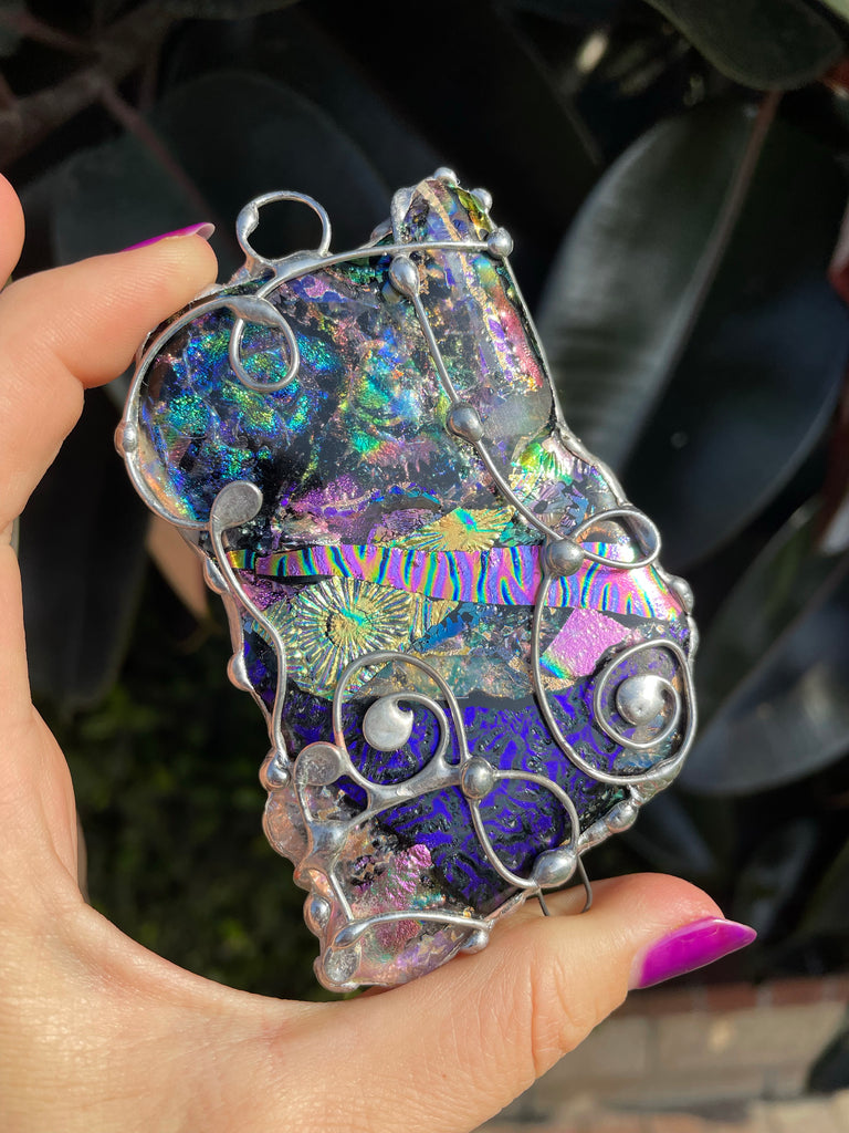 Dichroic Glass sun catcher no.1