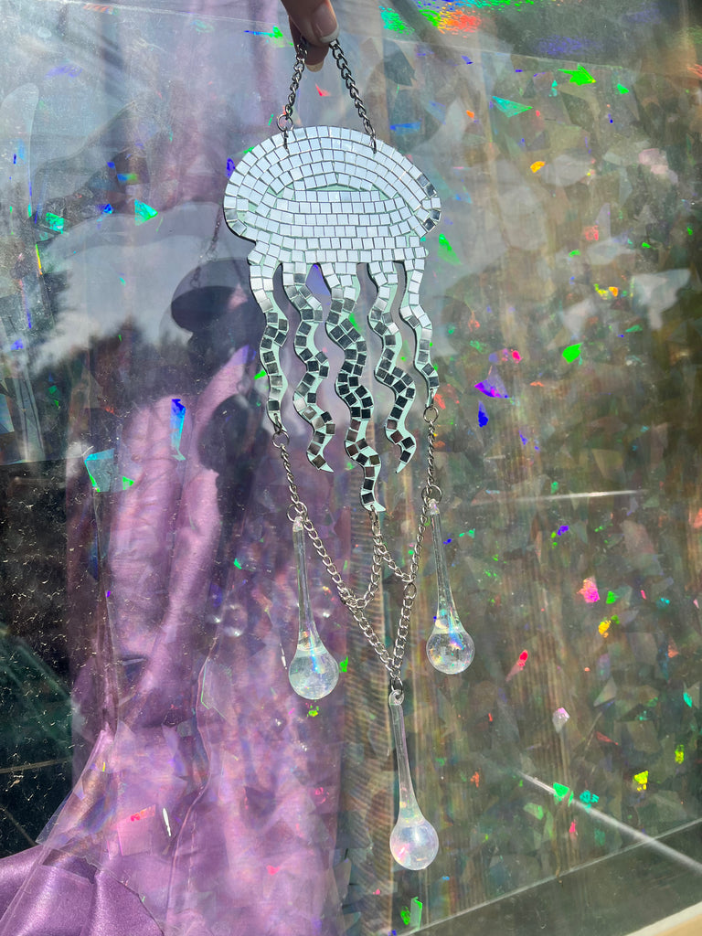 Disco Jellyfish wall/window hang
