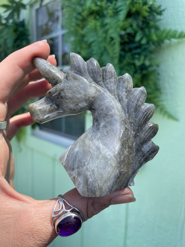 Aurafied Labradorite Unicorn