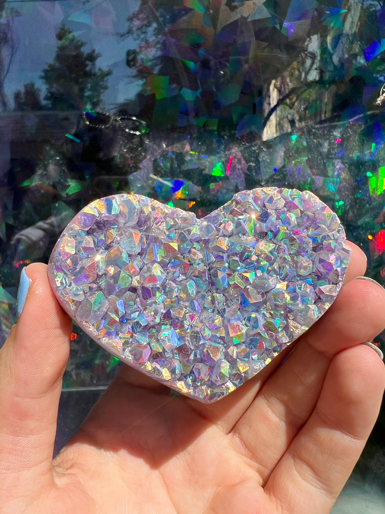 Aura Amethyst Heart no.1
