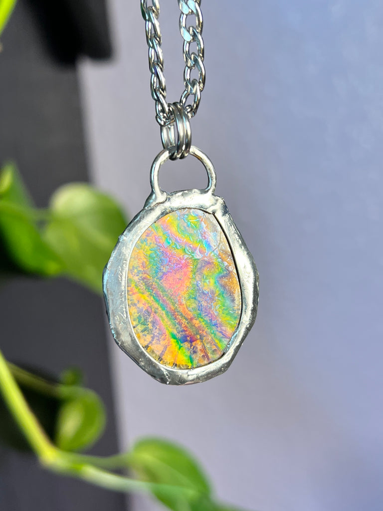 Holographic Ammonite amulet no.4