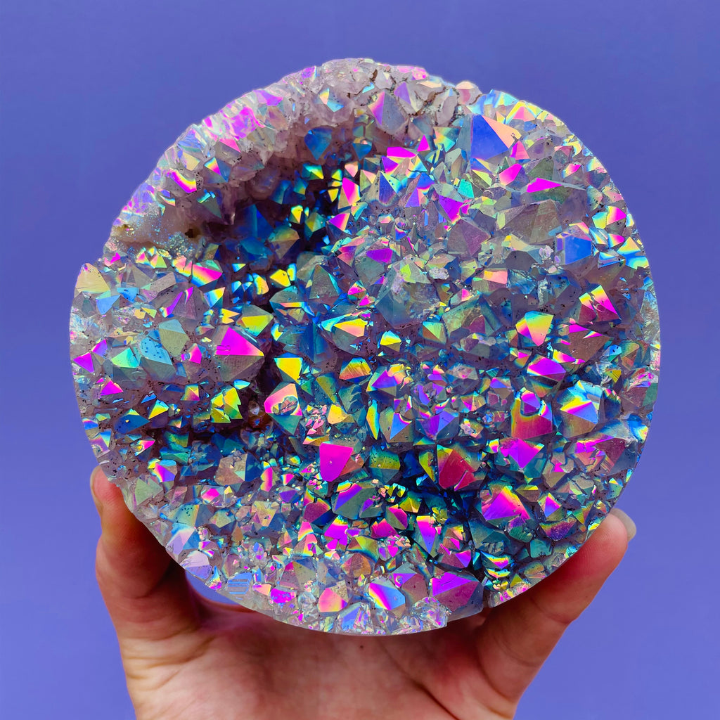 XL Aura Amethyst sphere