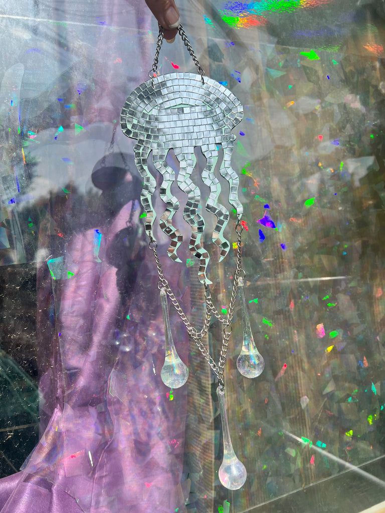 Disco Jellyfish wall/window hang