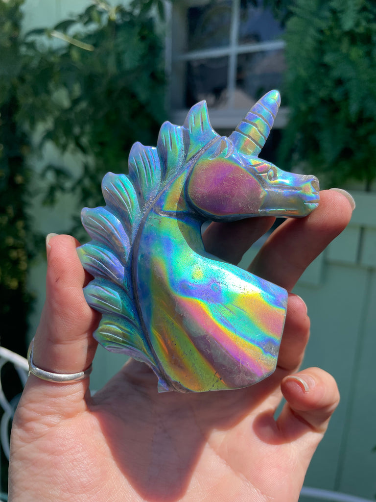 Aurafied Labradorite Unicorn