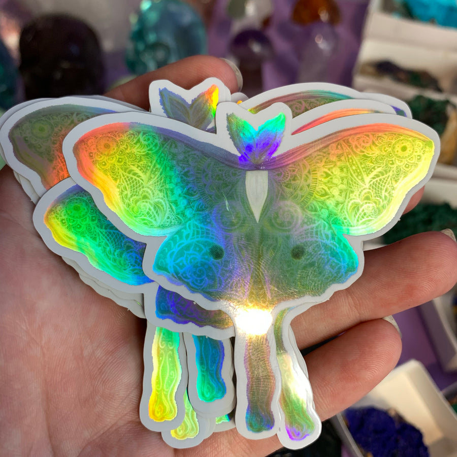 Mandala Luna Moth