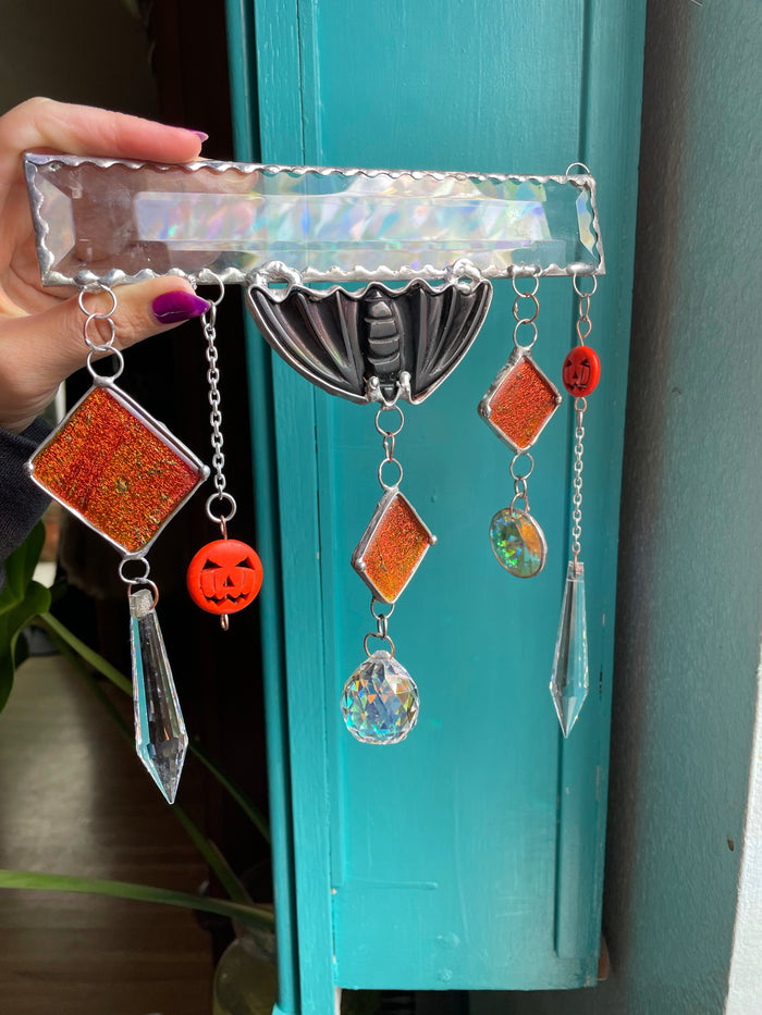 Halloween Window Sun Catcher - It’s Freakin Bats