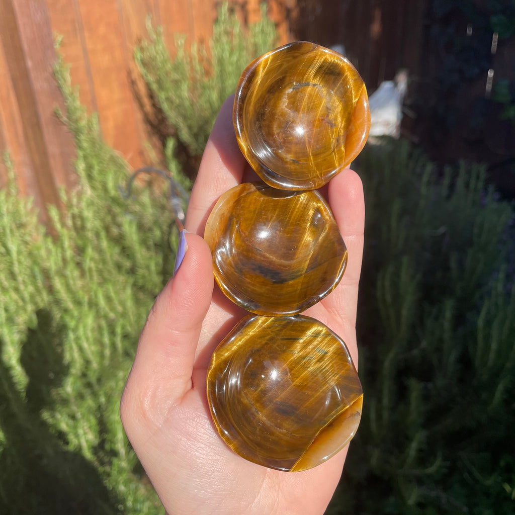 Tigers Eye mini Fairy Bowl (1pc)