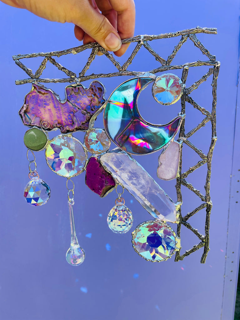 One of a kind Fairy house window corner (right)