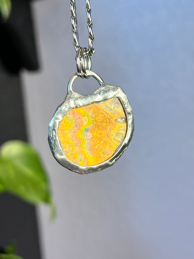 Holographic Ammonite amulet no.7