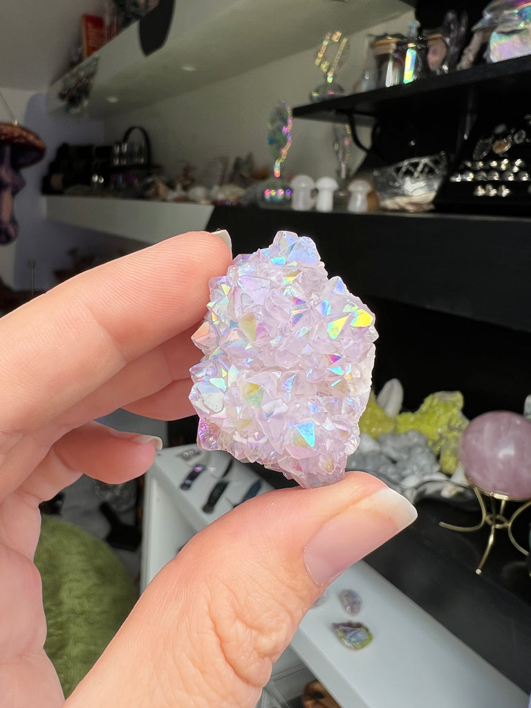 Aura Spirit Quartz cluster no.3