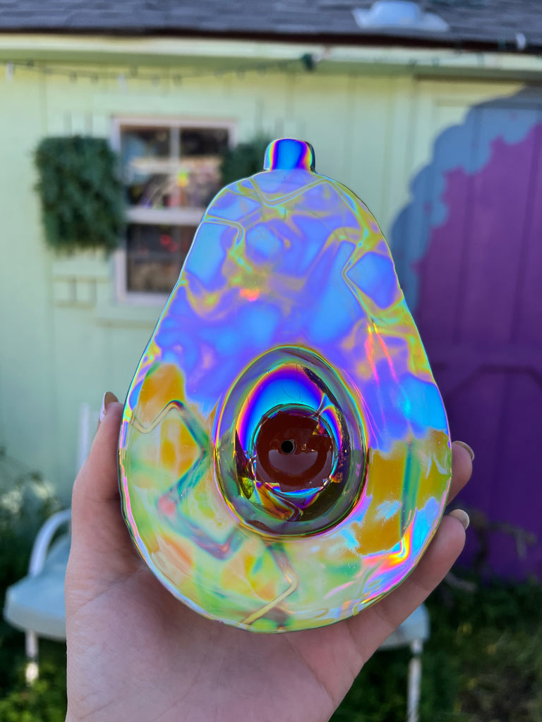 Rainbow ceramic Avocado !