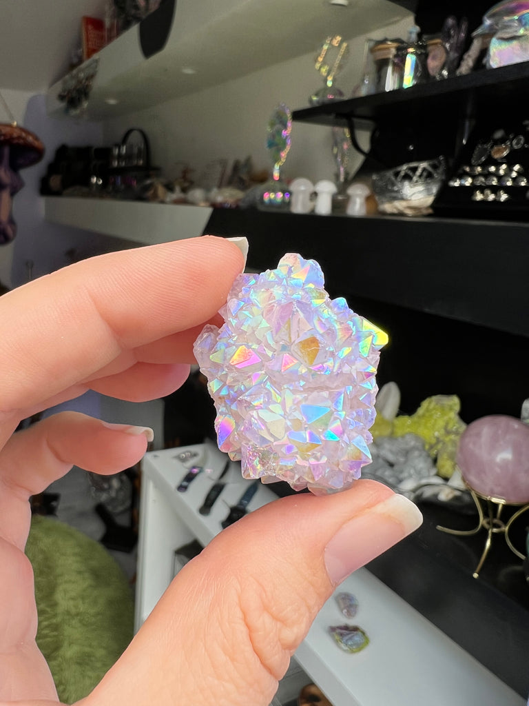 Aura Spirit Quartz cluster no.3