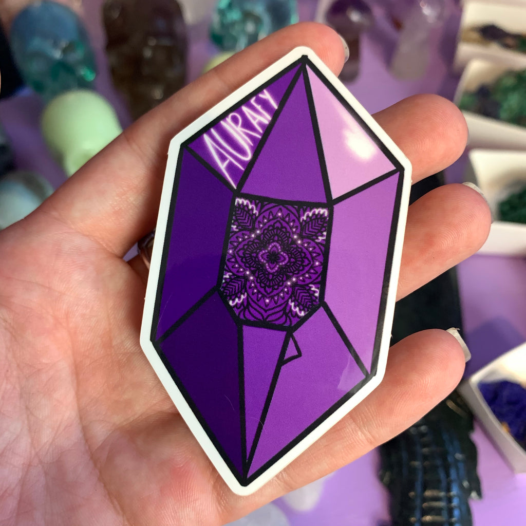 Purple Aurafy Sticker