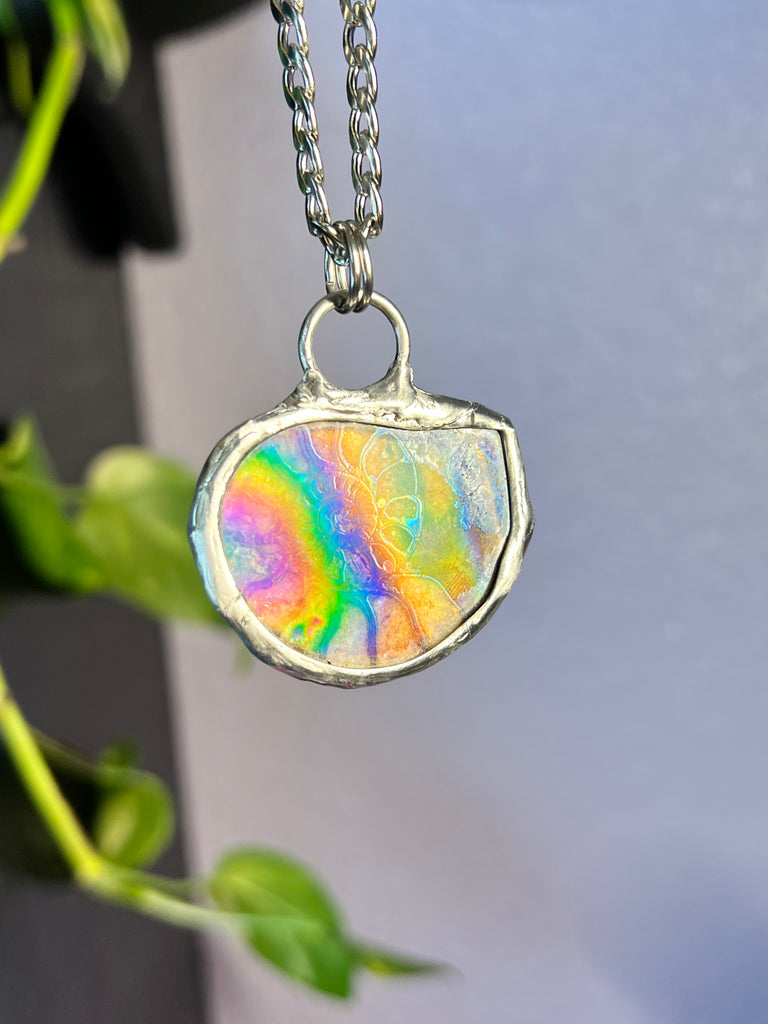 Holographic Ammonite amulet no.9