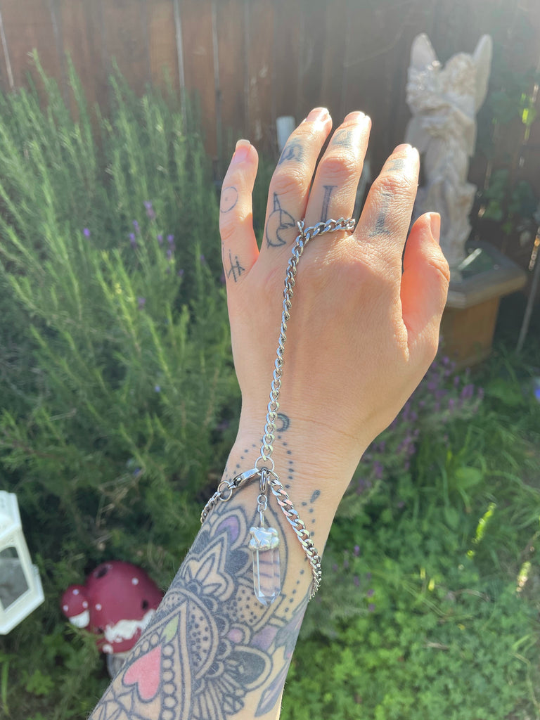Unique Silver Ring Bracelet (no charm) ADD YOUR RING SIZE IN THE NOTES