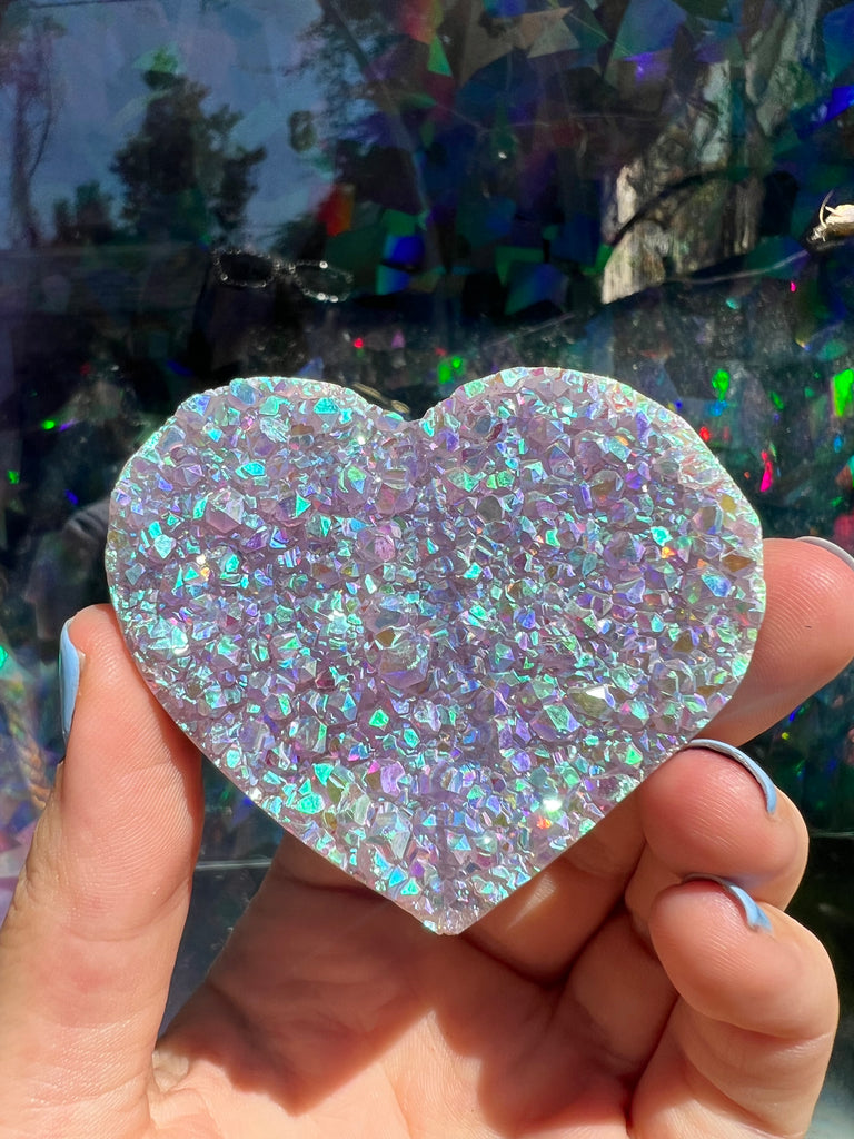 Aura Amethyst Heart no.3