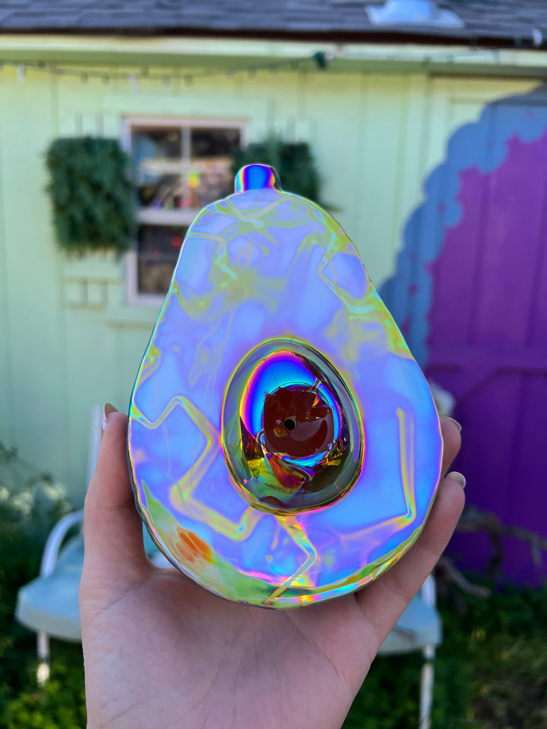 Rainbow ceramic Avocado !