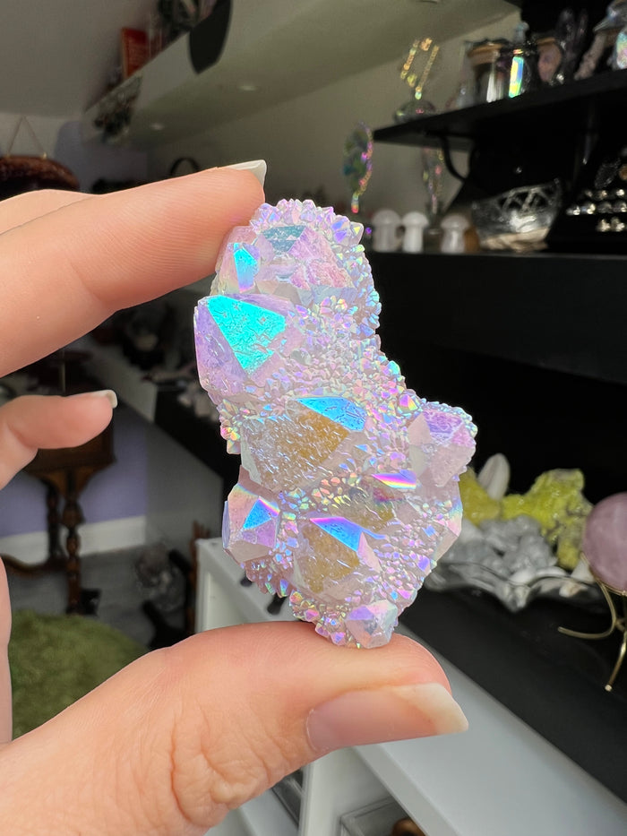 Aura Spirit Quartz cluster no.2