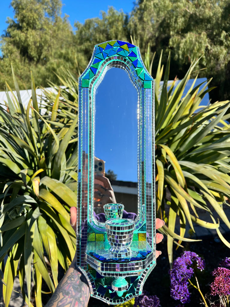 Disco Deco Candle Holder & Mirror