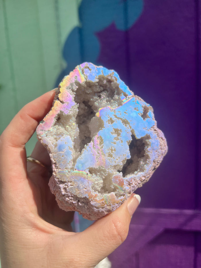 Aura Quartz Geode no.4