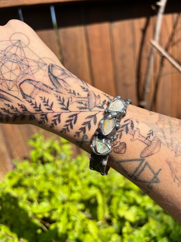 Raw Opal Bangle no.3