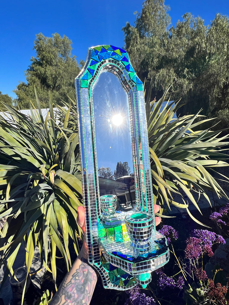 Disco Deco Candle Holder & Mirror