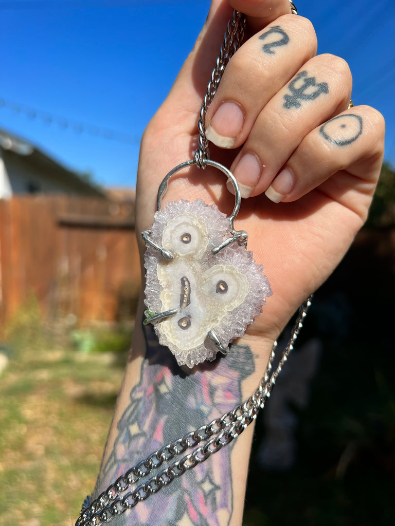 Amethyst Stalactite Amulet No.2