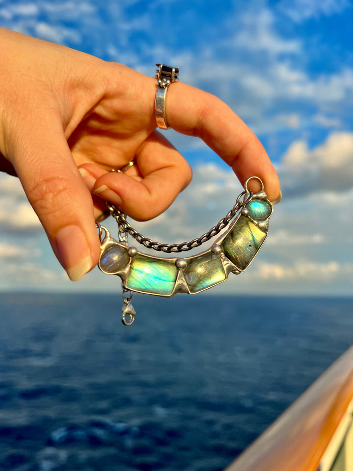 Tobaira Labradorite choker no.1