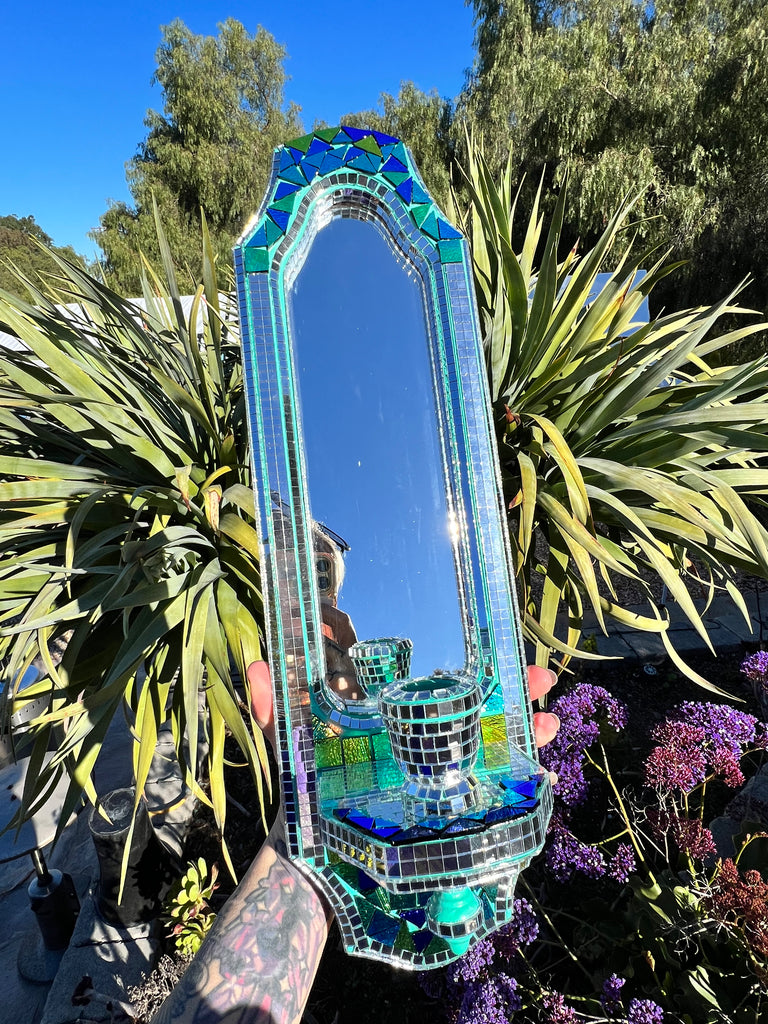 Disco Deco Candle Holder & Mirror