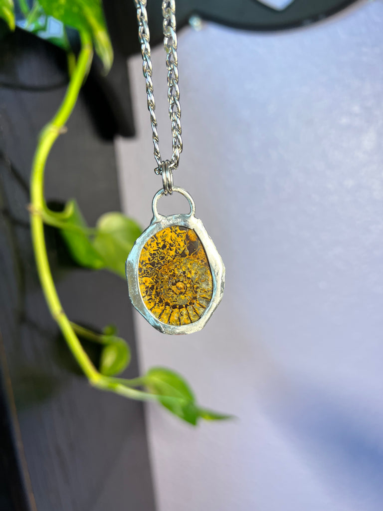 Holographic Ammonite amulet no.4
