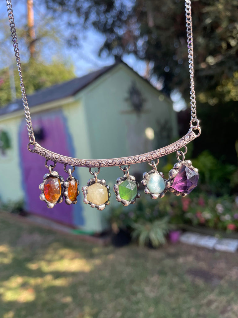 Rainbow Crystal Collector Crystal Choker no.2