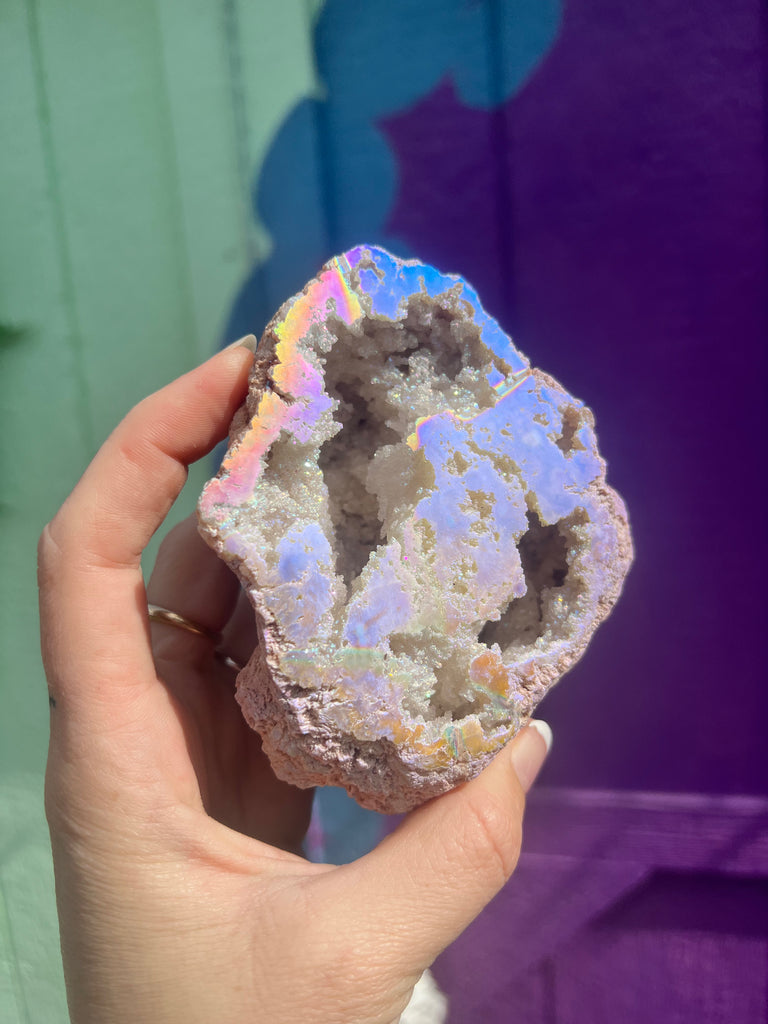 Aura Quartz Geode no.4