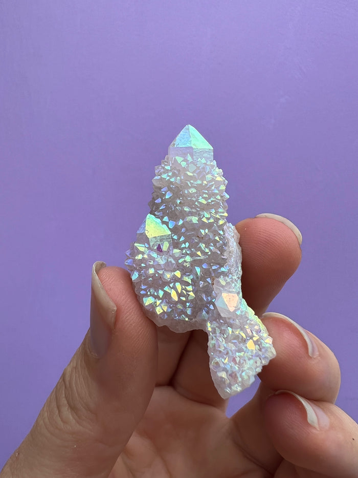 Aura Spirit Quartz cluster no.4