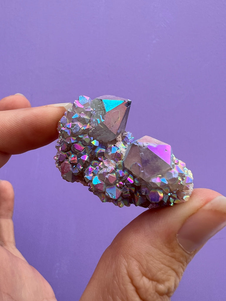 Aura Spirit Quartz cluster no.6