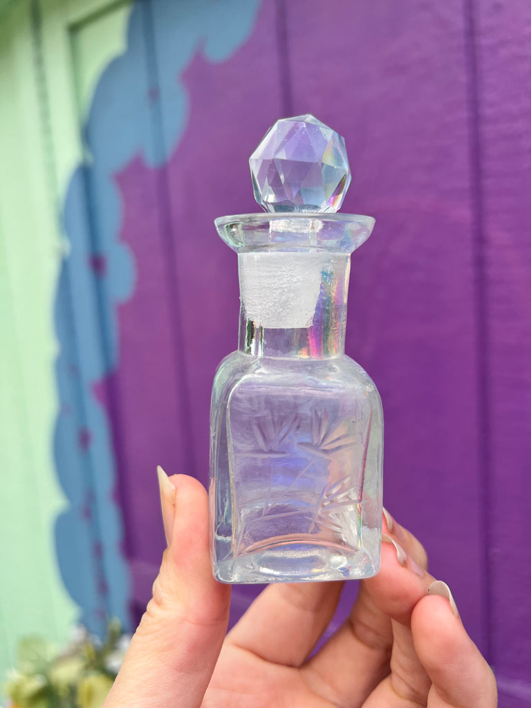 Aurafied Vintage glass Bottle